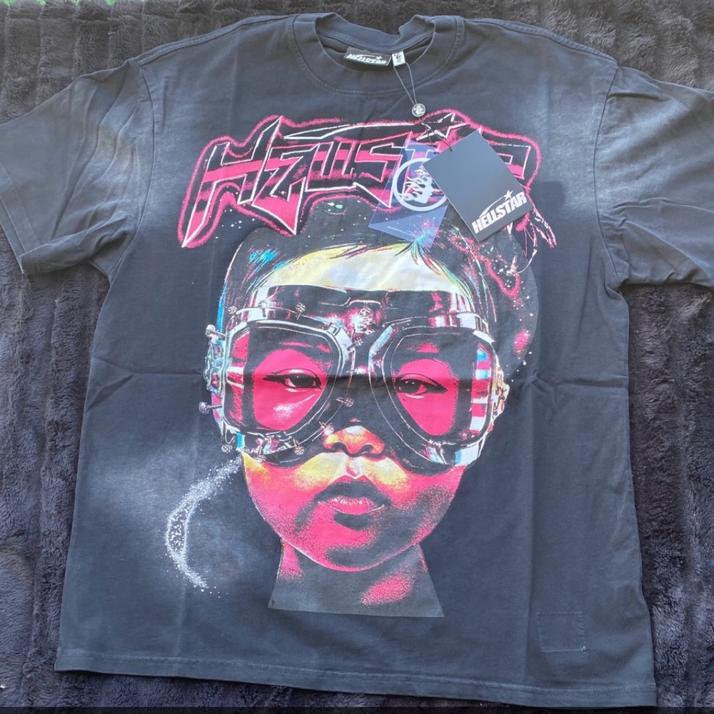 Helstar Black Graphic T-Shirt
